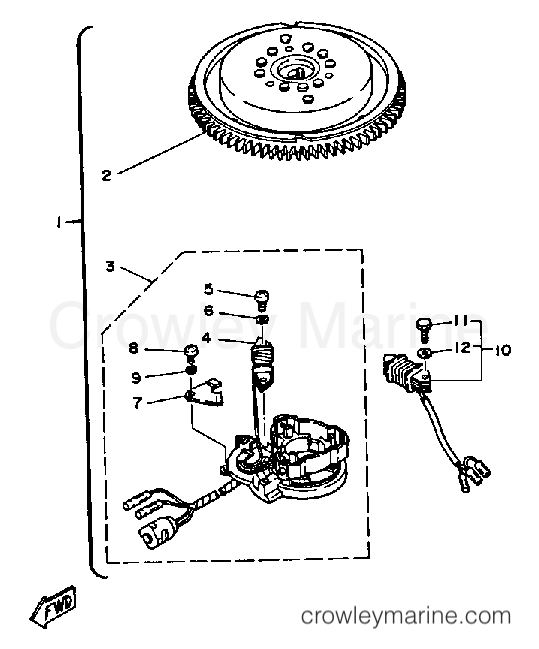 Yamaha Motors 40LK - CONTROL ENGINE (40E 40ET)