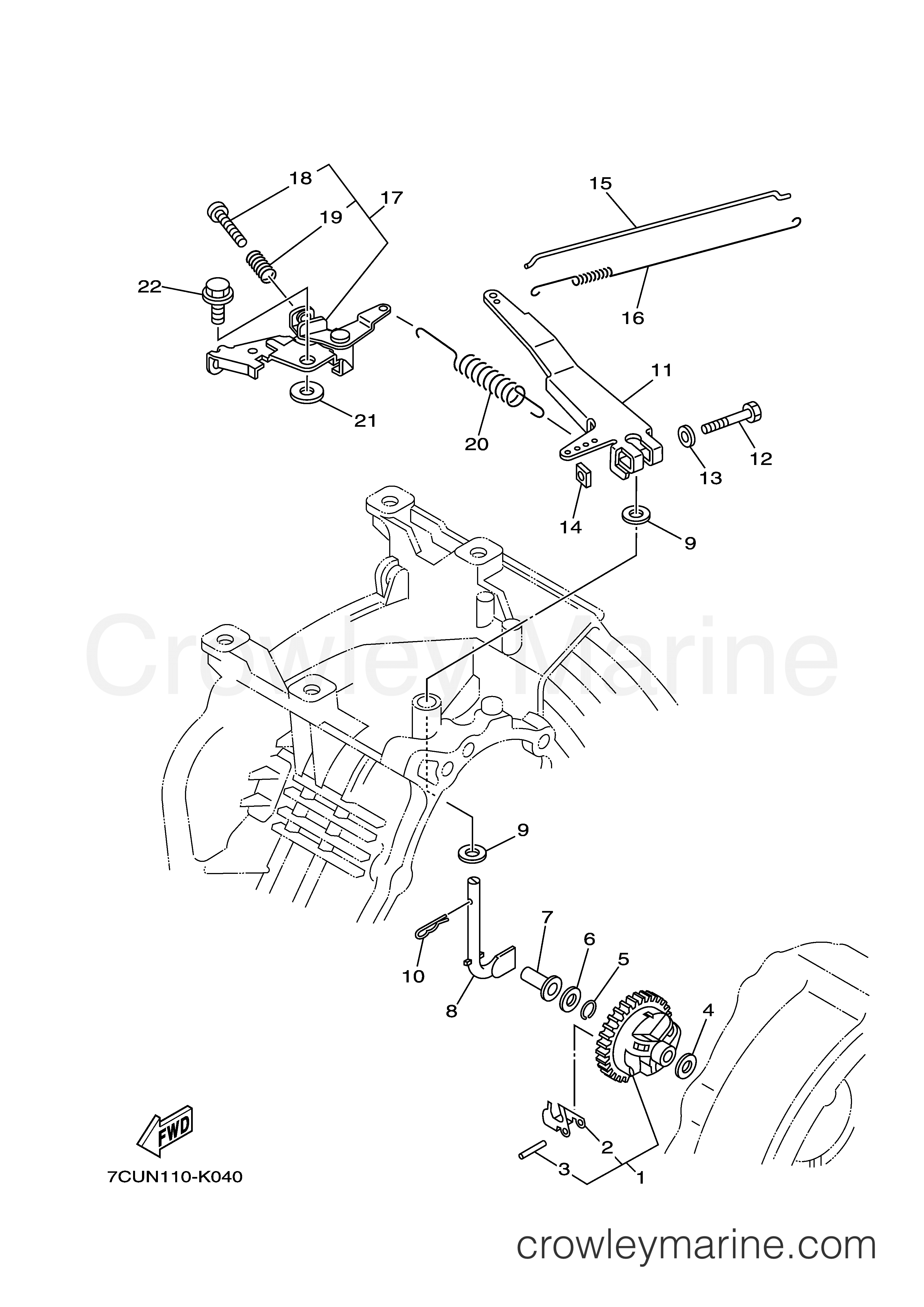 Yamaha Motors MZ360K3UCOF - GOVERNOR