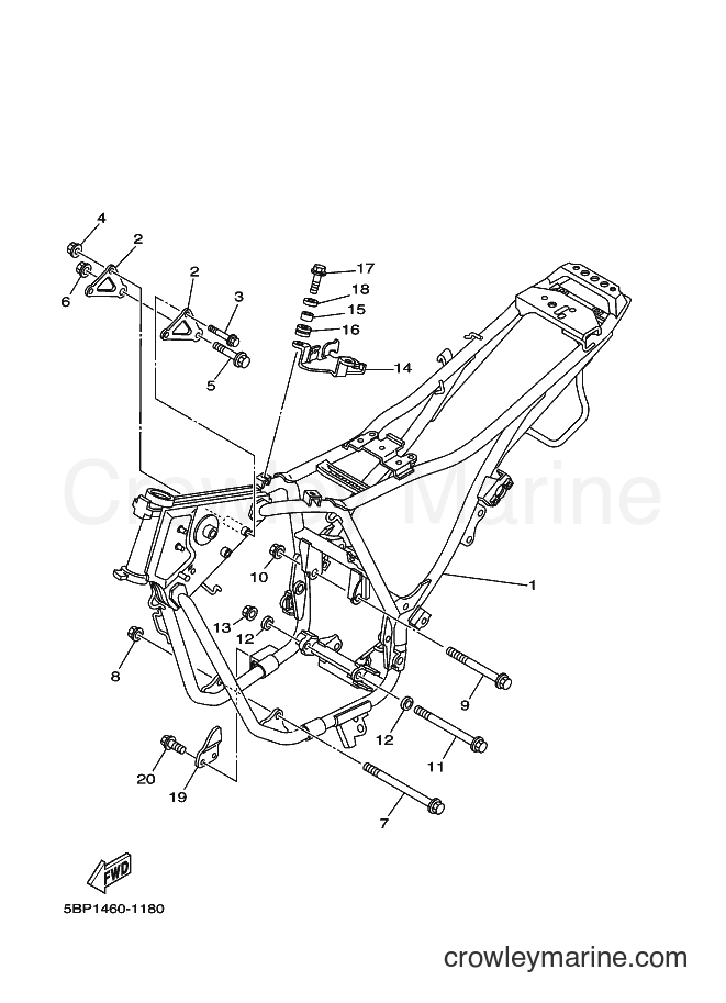 2004 Street Bike SX-4 - SX-4 (5BP2) [010] - FRAME