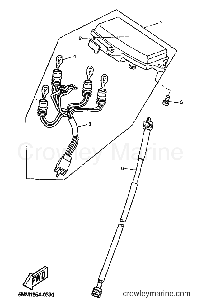 2000 Scooter CW50 - CW50 (5MN1) [040] - MEDIDOR