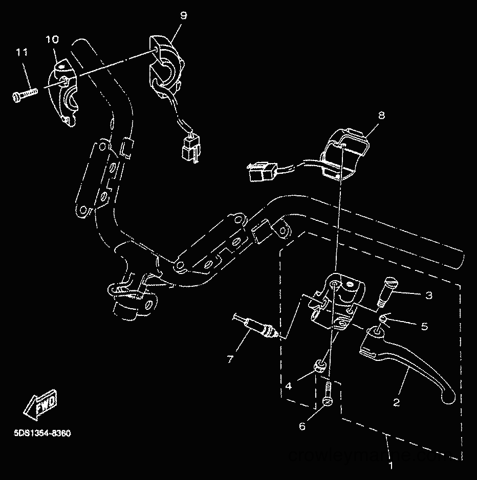 Yamaha Motors YP125E (5DSK) [010] - HANDLE SWITCH & LEVER