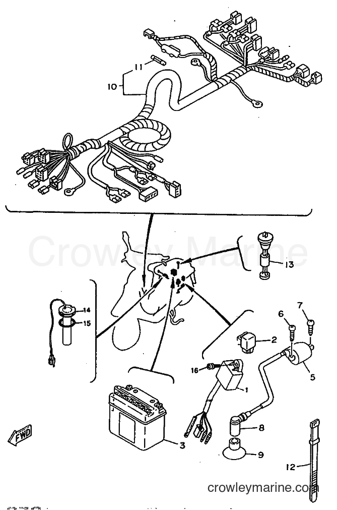 1998 Scooter CW50RSX - CW50RSX (4YC3) [999] - ELECTRICAL 2