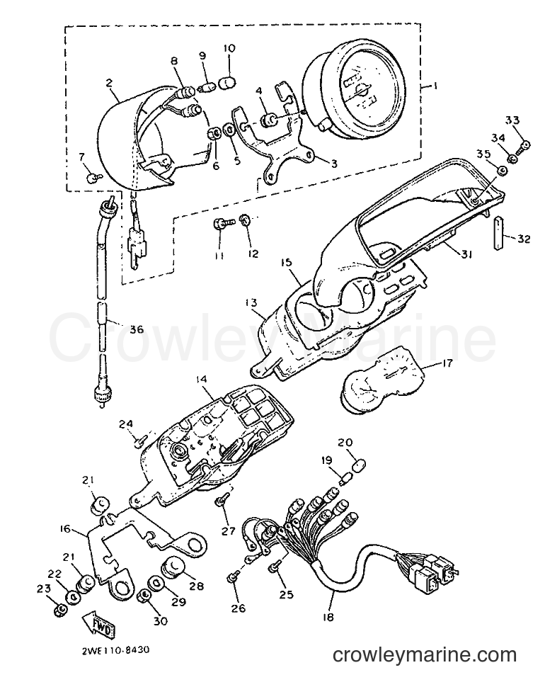Yamaha Motors VMX12 (3JPF) [010] - METER