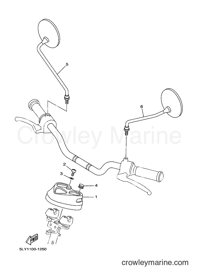 2002 Scooter YJ50R - YJ50R (5PP2) [010] - COWLING 1
