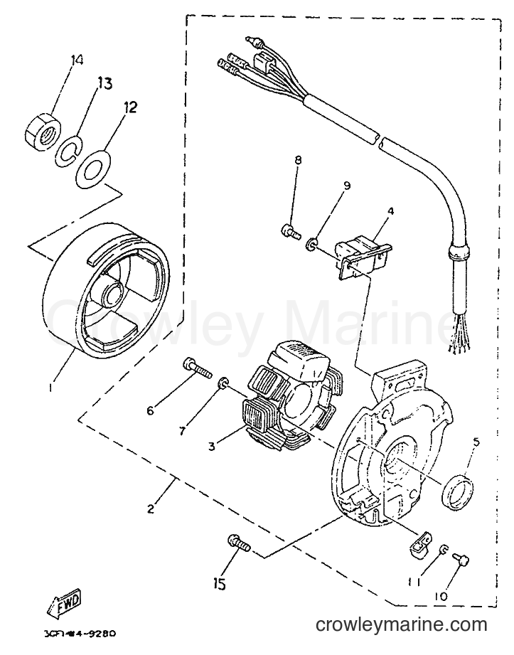 1993 Scooter CT50S - CT50S (3NT9) [999] - GENERATOR
