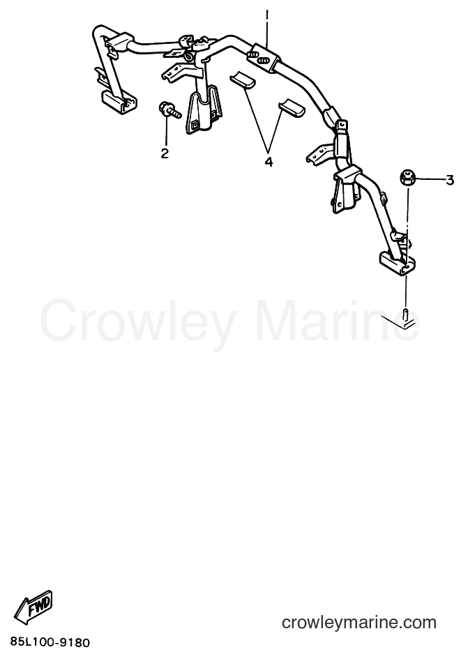 Yamaha Motors CS340E (88E1) [020] - STEERING GATE