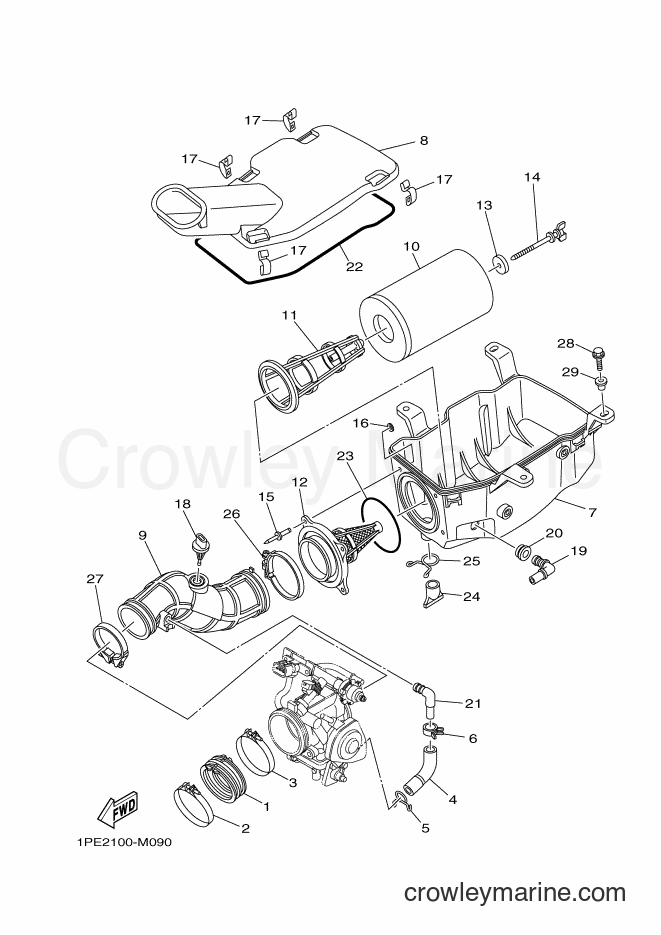 2013 ATV YFM700R - YFM700R (1VS2) [010] - INTAKE