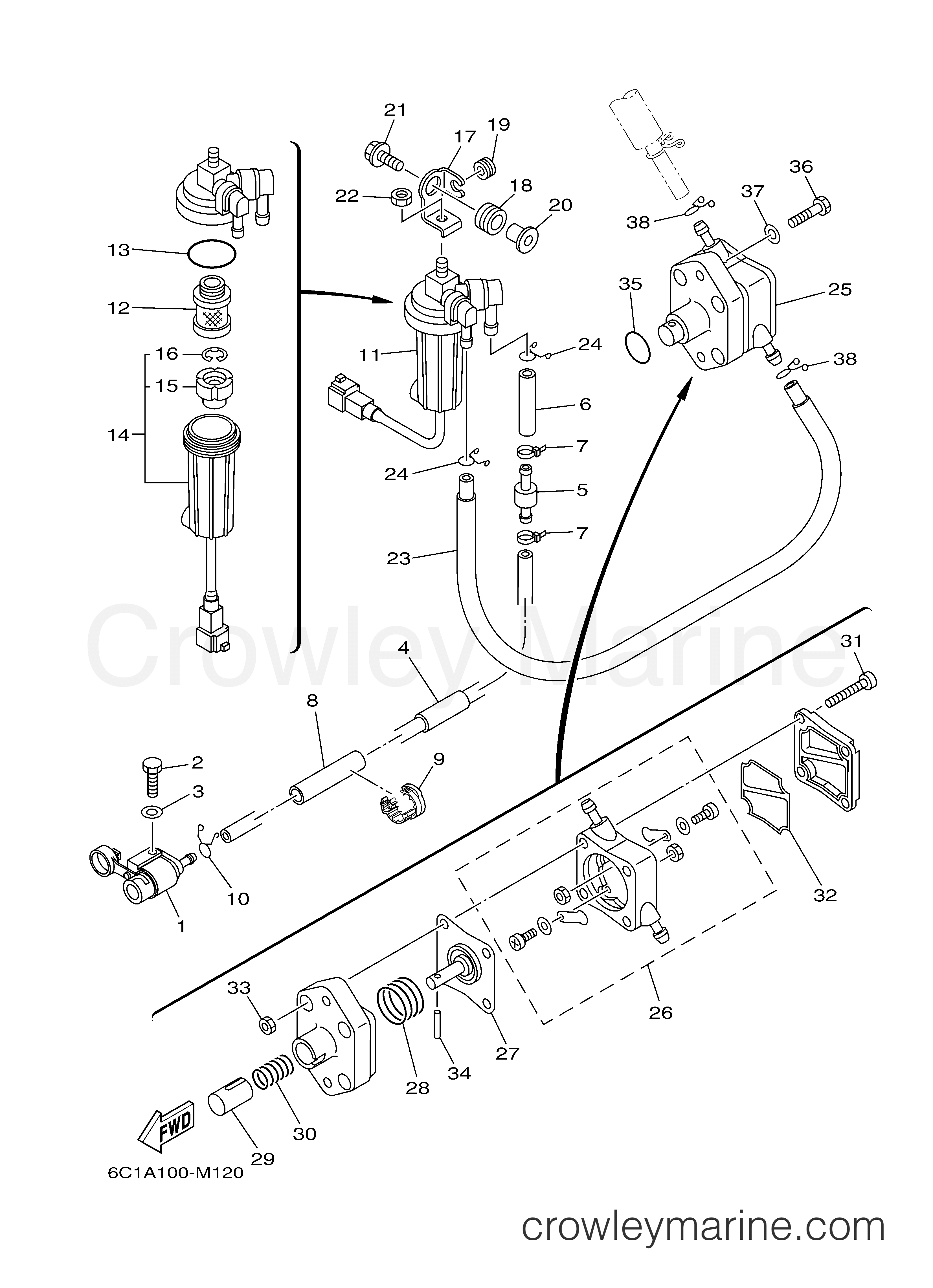 Yamaha Motors F60JB - FUEL