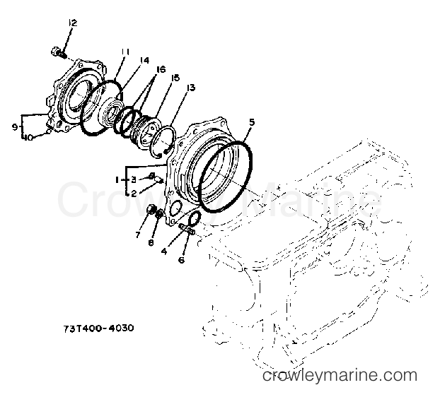 Yamaha Motors EDY5000DVE - MAIN BEARING
