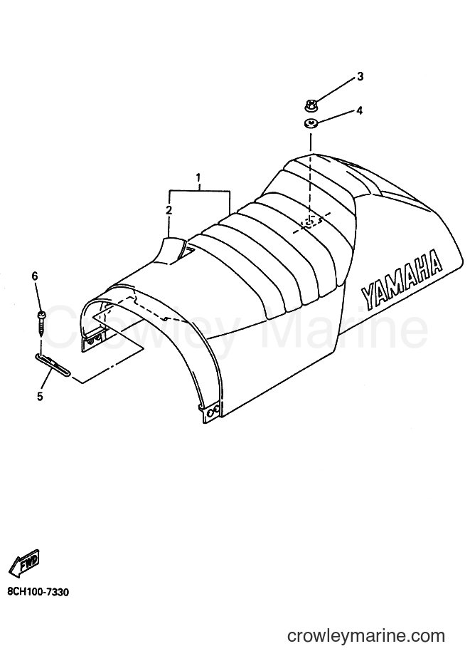 Yamaha Motors SRX700S (8DW3) [020] - SEAT