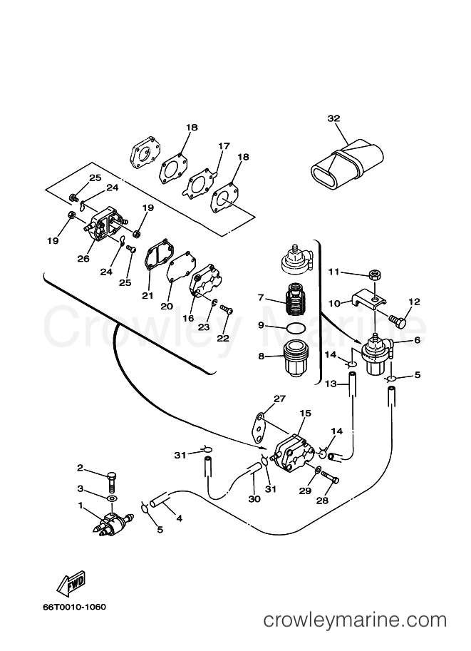 Yamaha Motors (E)40X (66T2) [430] - FUEL