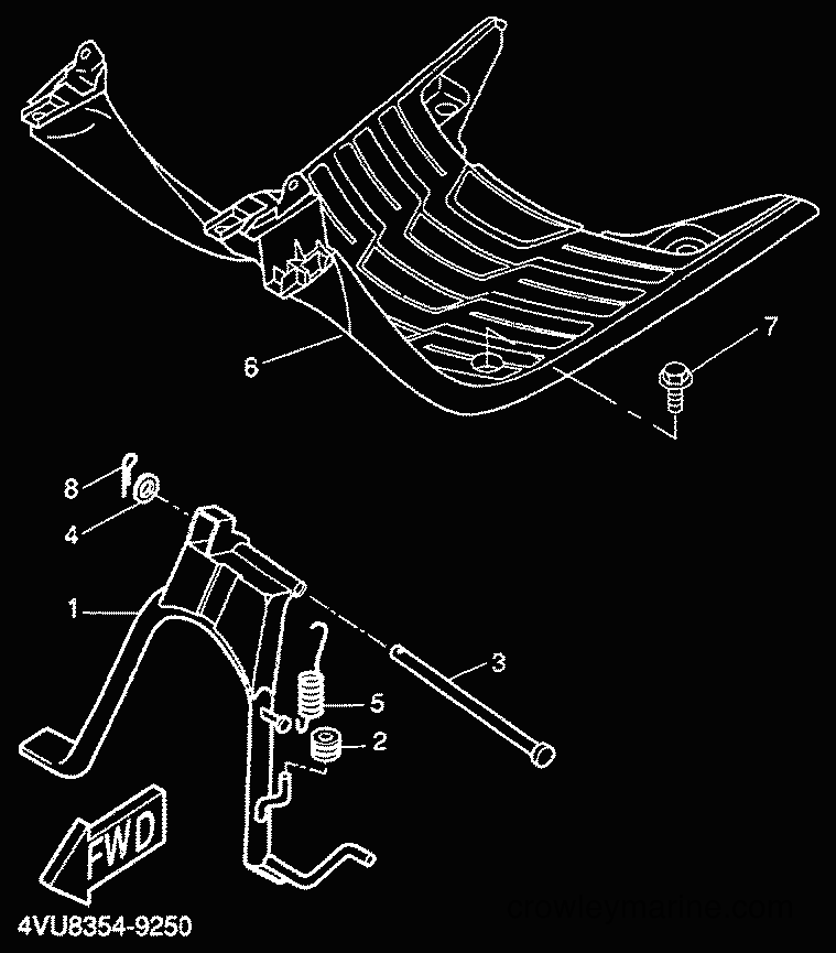 2000 Scooter CW50 - CW50 (5MN1) [020] - STAND & FOOTREST
