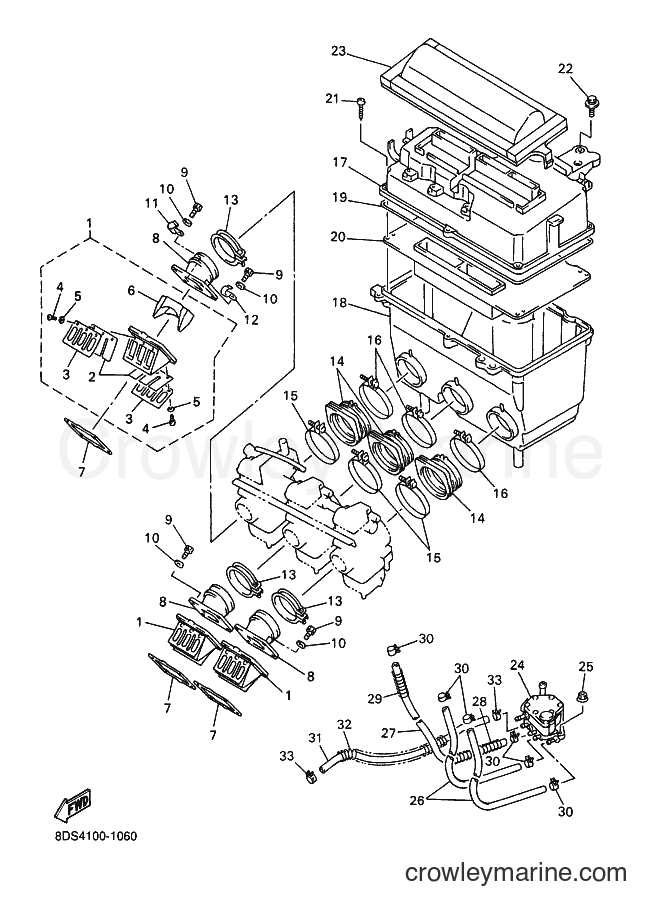 Yamaha Motors VX700 (8DS4) [020] - INTAKE