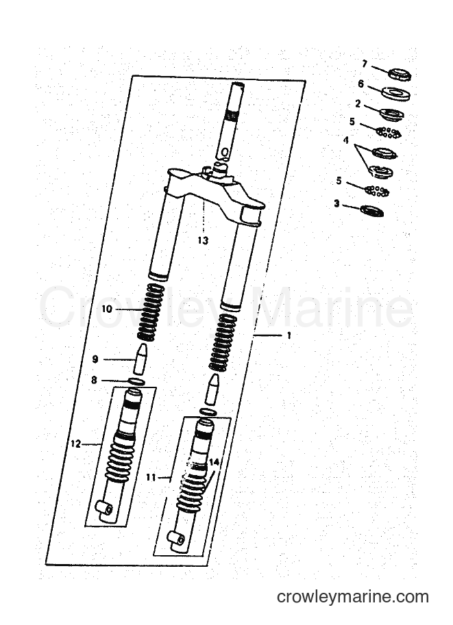 Yamaha Motors CW50 (4FG4) [999] - FRONT FORK