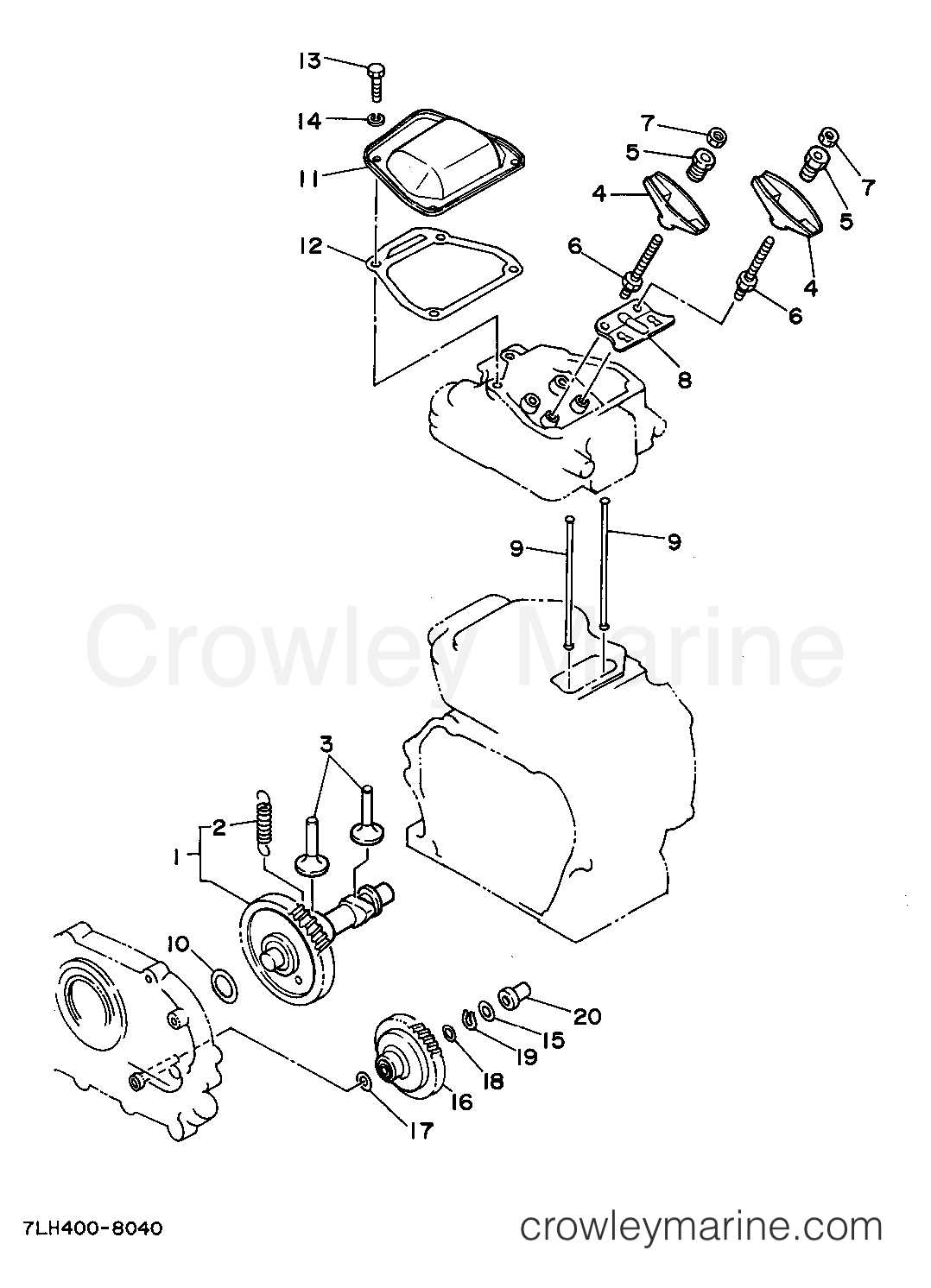 Yamaha Motors YG300S - CAMSHAFT - VALVE
