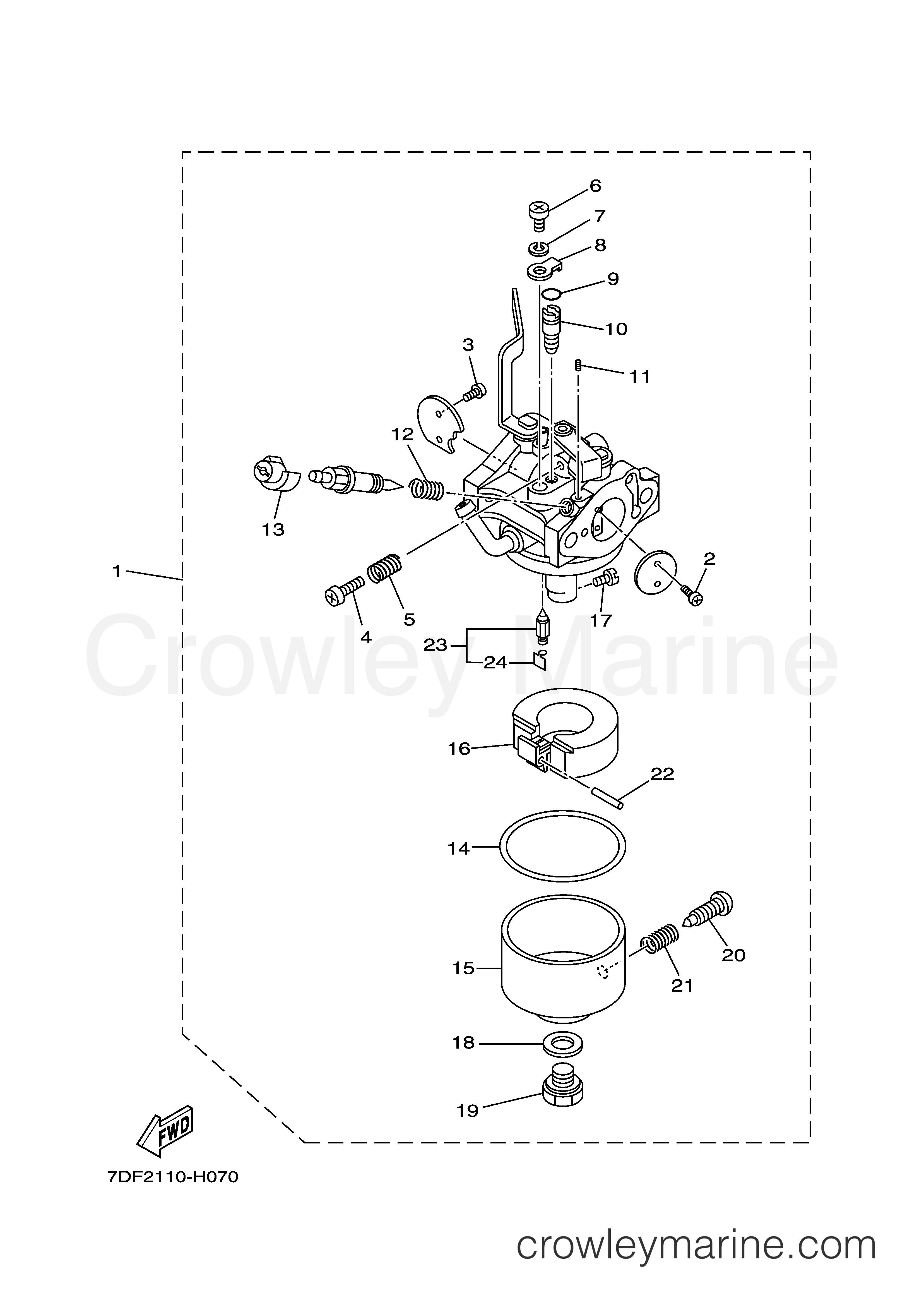 Yamaha Motors EF2600Q - CARBURETOR