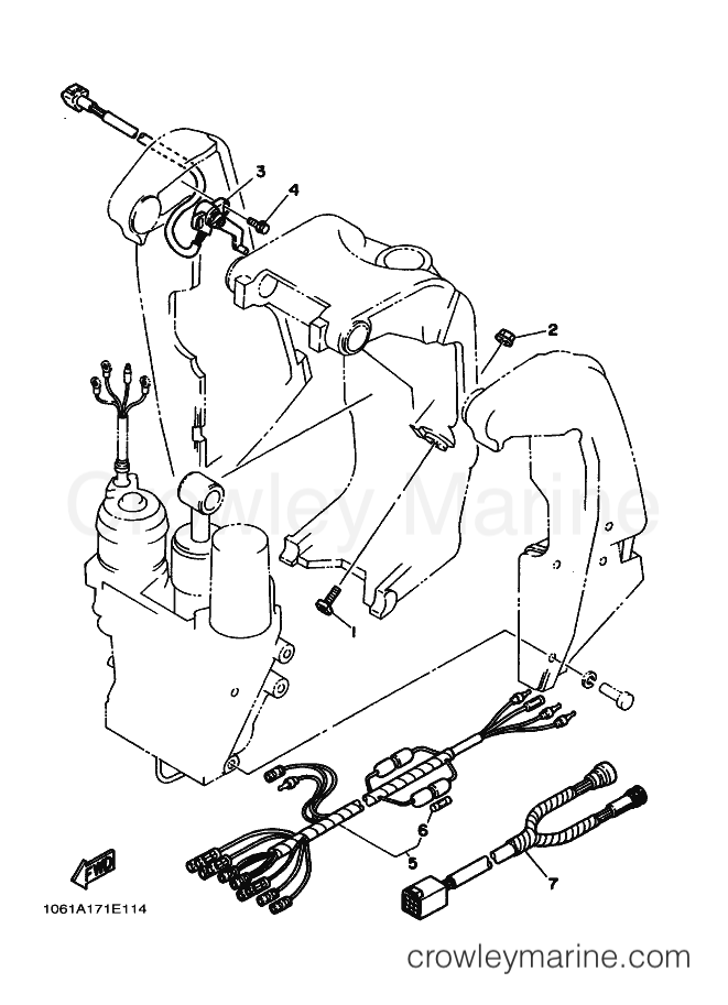 Yamaha Motors 250ETD (61A0) [010] - BRACKET 2