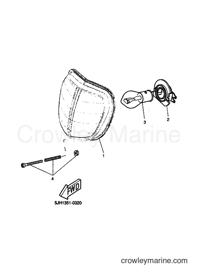 Yamaha Motors EW50 (5JH1) [020] - HEADLIGHT