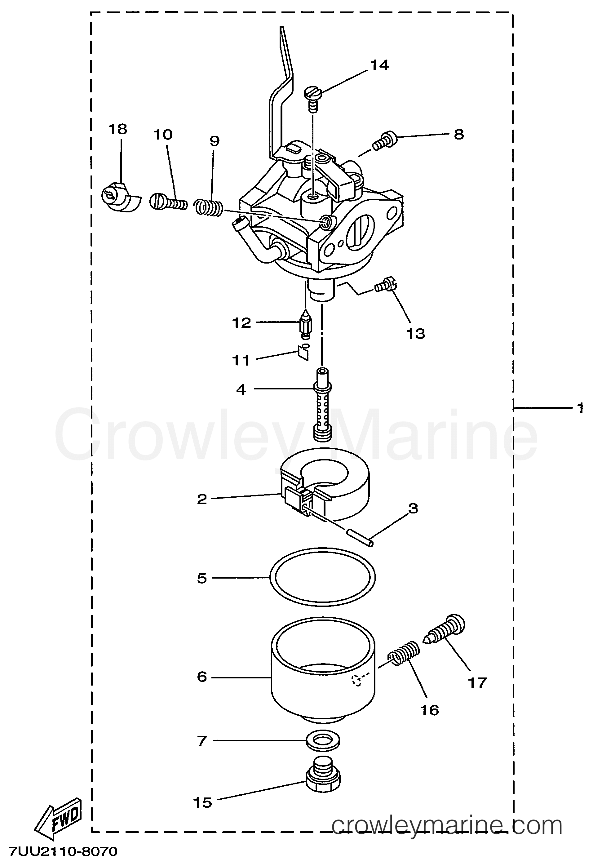 Yamaha Motors EF2600A - CARBURETOR