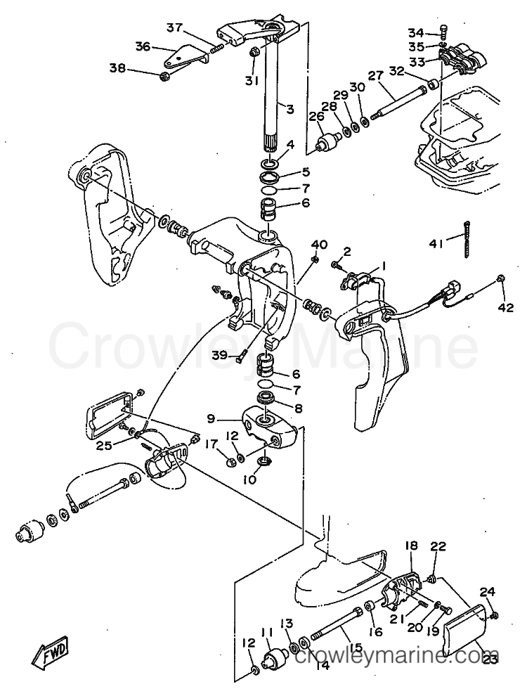 Yamaha Motors 60FETO (6H2) [150] - BRACKET 2