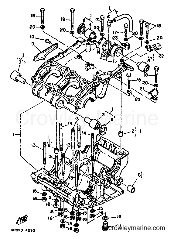Yamaha Motors RD350LC (57V) [999] - CRANKCASE