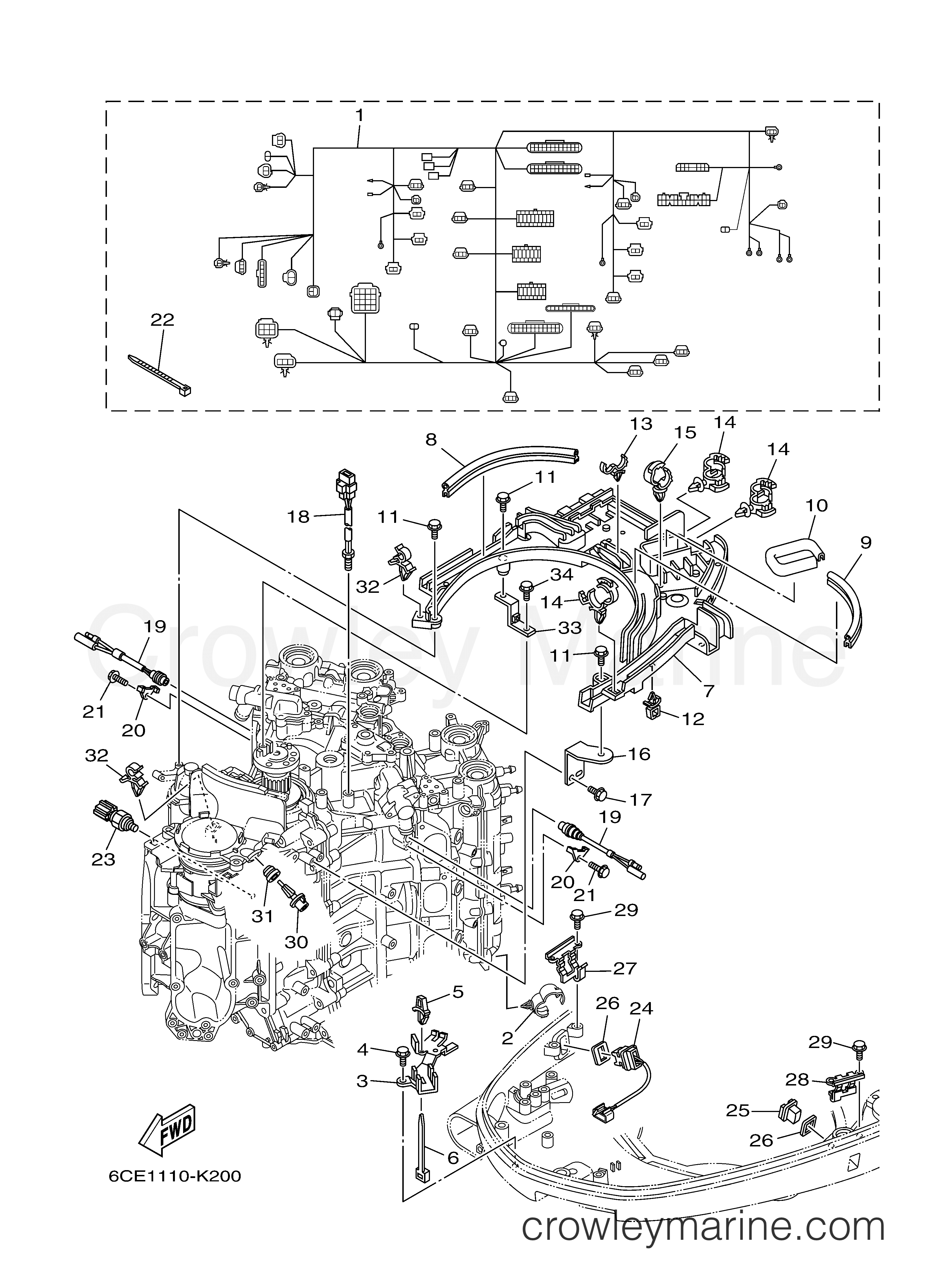 Yamaha Motors F250UCA - ELECTRICAL 4