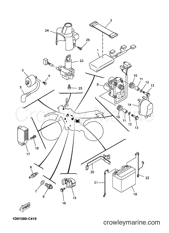 2006 Dirt Bike DT125X - DT125X (2C82) [010] - ELECTRICAL 1