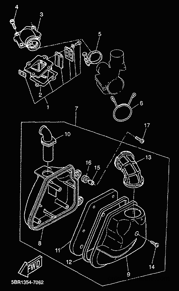 Yamaha Motors YQ50L (5HEV) [010] - INTAKE
