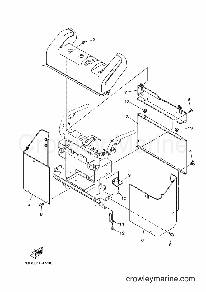 Yamaha Motors YS1390A (7BB3) [010] - CONTROL BOX