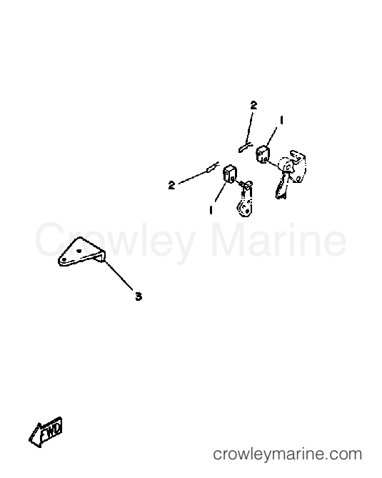 Yamaha Motors 40ETLH - REMOTE CONTROL ATTACHMENT