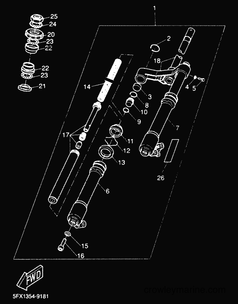 2000 Scooter CW50RS - CW50RS (5JK3) [010] - OIL TANK