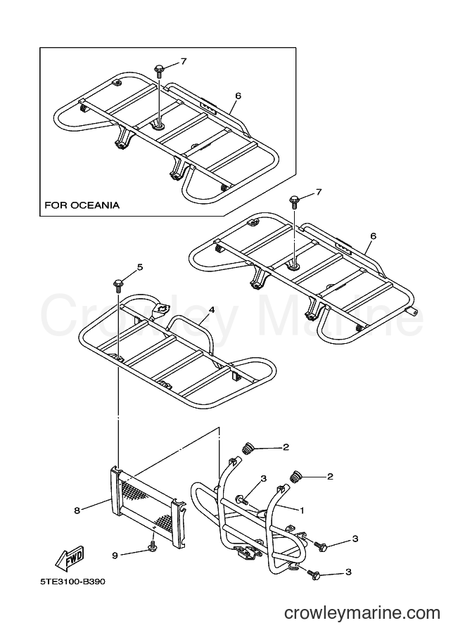 Yamaha Motors YFM400FWAN (5TE3) [010] - GUARD