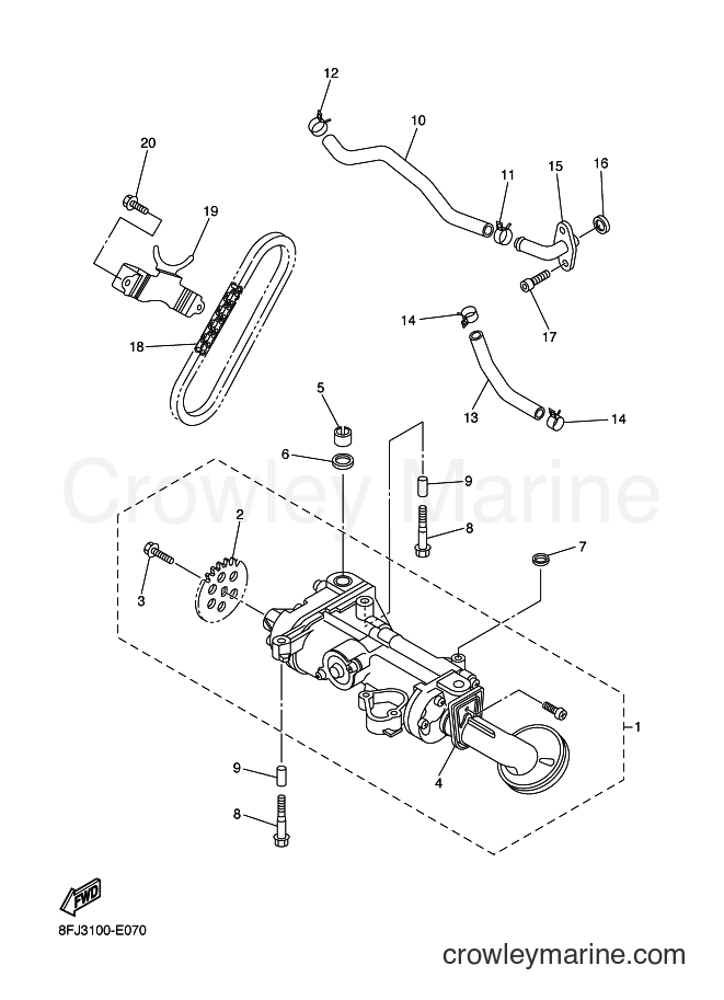 2006 Snowmobile RS10RS - RS10RS (8GH2) [010] - OIL PUMP