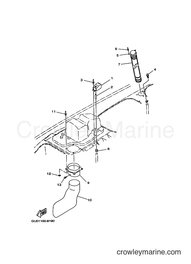 Yamaha Motors JET FOT GP800Y (66E) [020] - VENTILATION