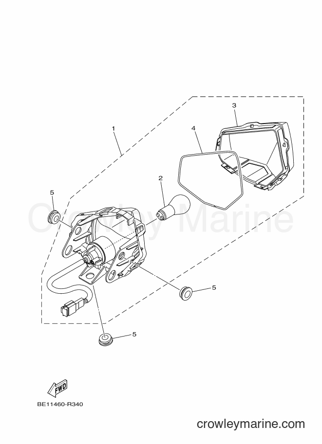 Yamaha Motors AL125FC (BE12) [010] - TAILLIGHT