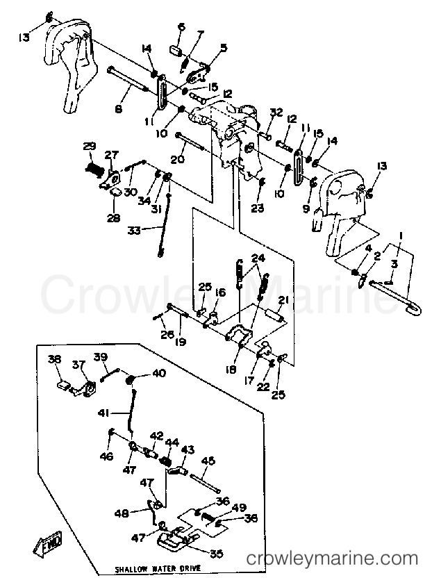 Yamaha Motors 30SF - BRACKET 2