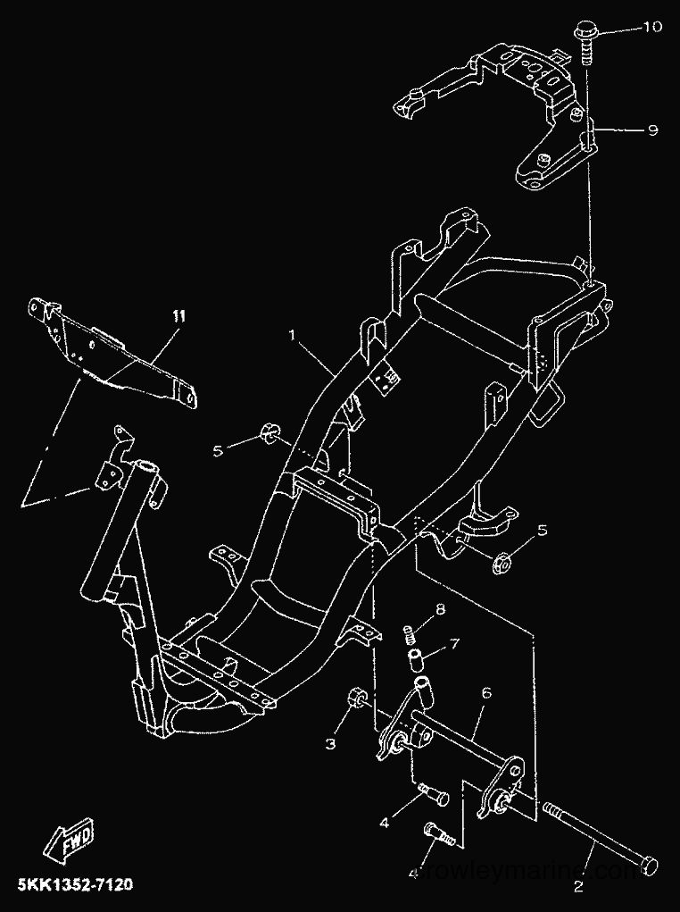 Yamaha Motors YN50 (5BX5) [010] - FRAME