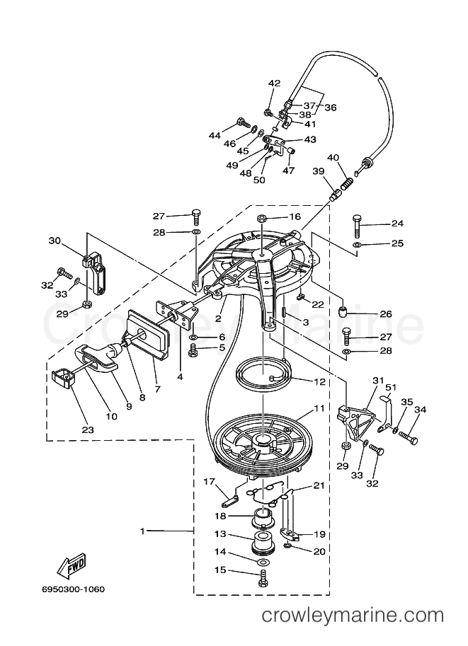 Yamaha Motors 25D (6950) [030] - STARTER