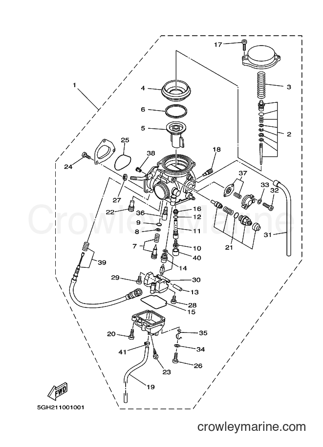 Yamaha Motors YFM400A (5HA3) [010] - CARBURETOR