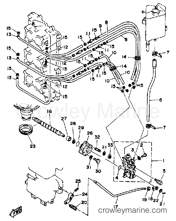 Yamaha Motors PROV150J - OIL PUMP CONVERSION KIT
