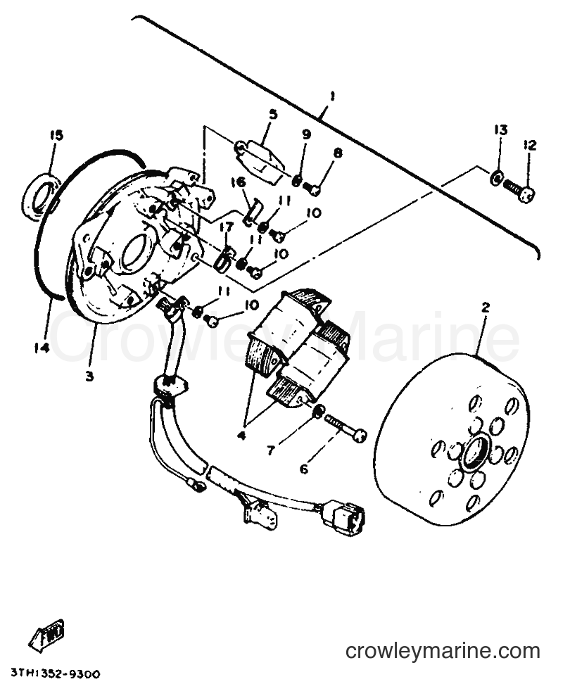 Yamaha Motors SR250 (3TH3) [010] - GENERADOR