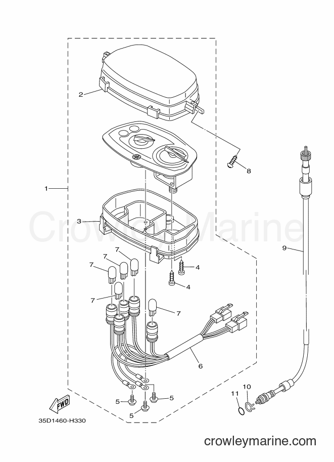 Yamaha Motors T115LE (35D2) [010] - METER
