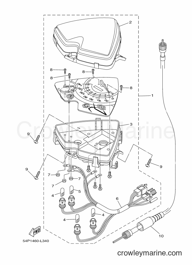 Yamaha Motors AL115FC (54P5) [010] - METER