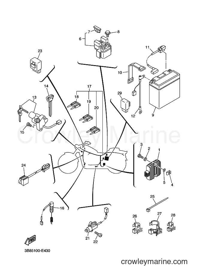 Yamaha Motors XVS1100AT (5S0C) [010] - ELECTRICAL 2