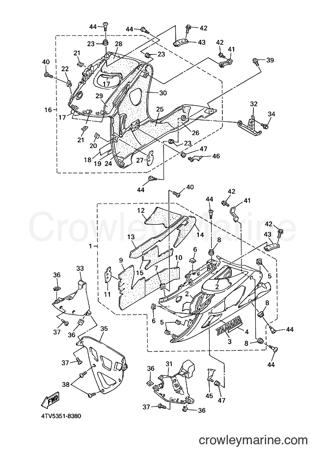 Yamaha Motors YZF600R (4TV9) [020] - COWLING 2