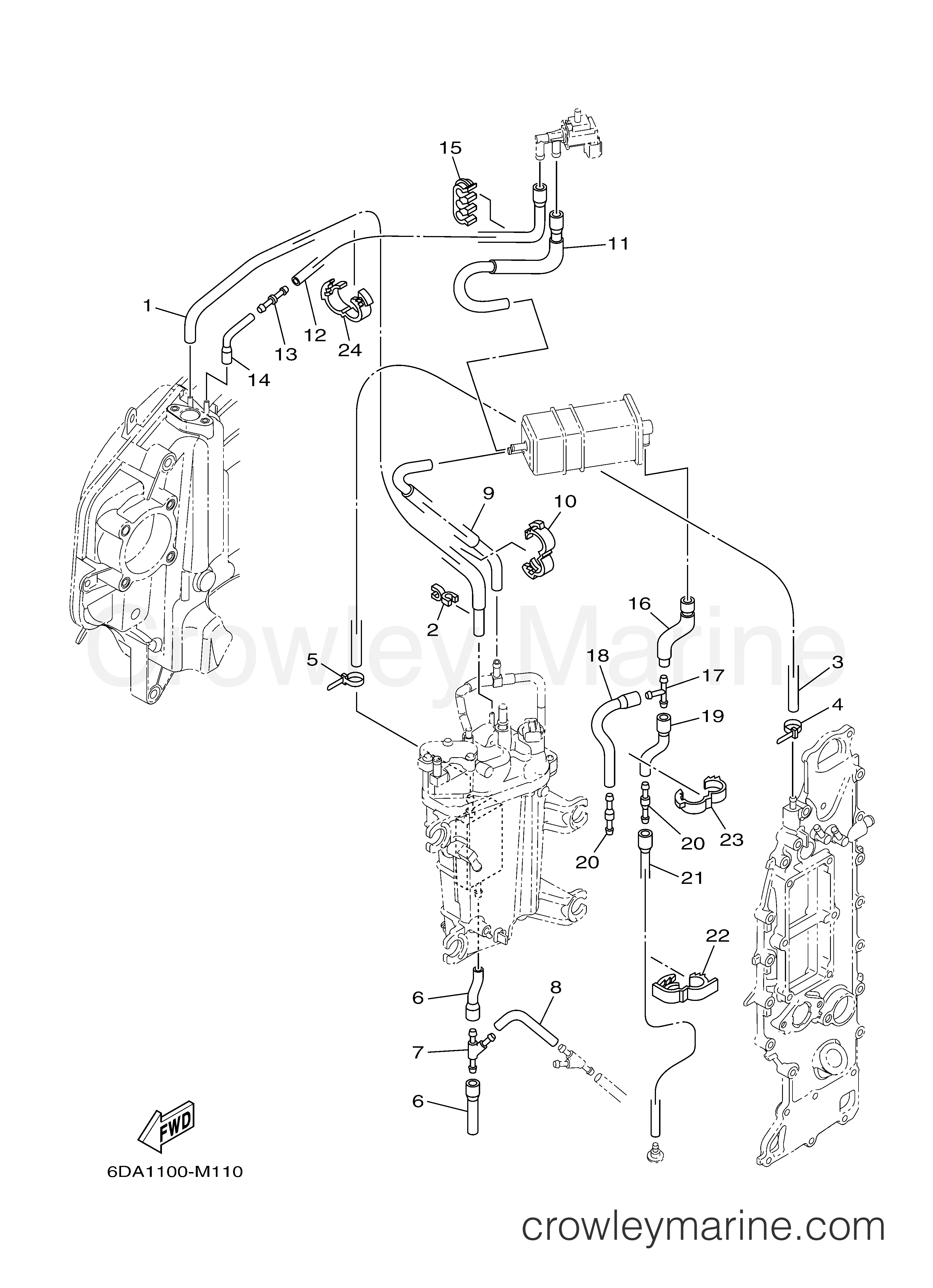 Yamaha Motors LF200XCA - INTAKE 3