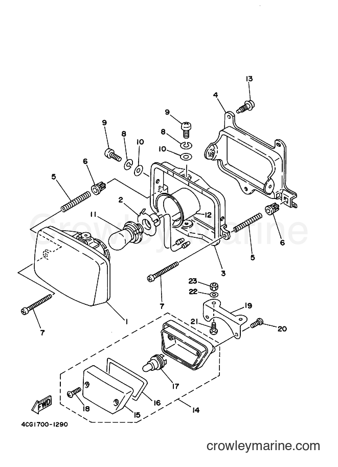 Yamaha Motors CY50 (3SA7) [010] - HEADLIGHT