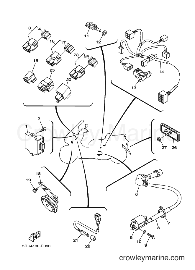 Yamaha Motors YP400 (5RUC) [010] - ELECTRICAL 2