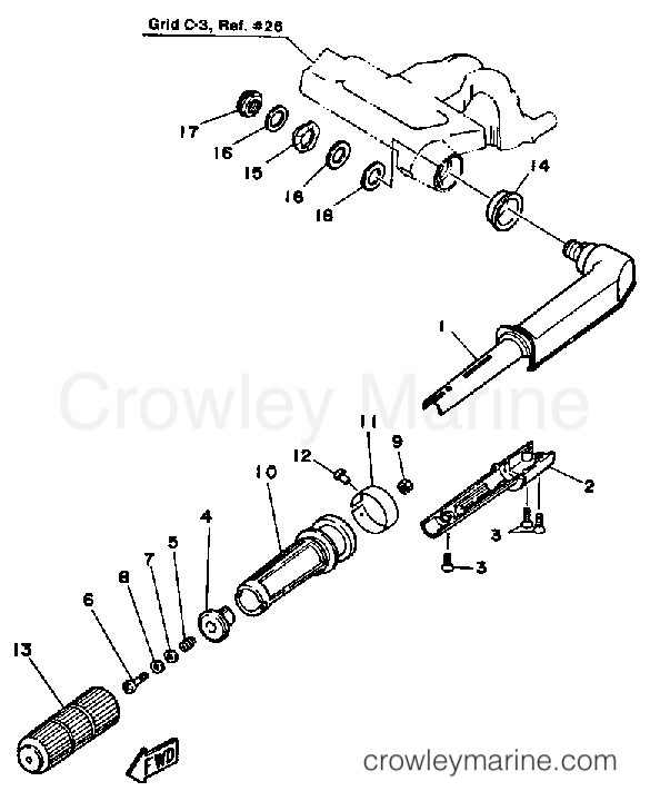 Yamaha Motors F9.9SH - STEERING