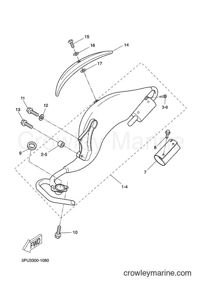 2002 Scooter YQ50 - YQ50 (5PU3) [020] - EXHAUST